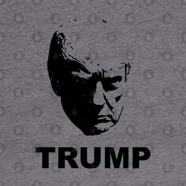 Trump Name Silhouette by Mercado Bizarre